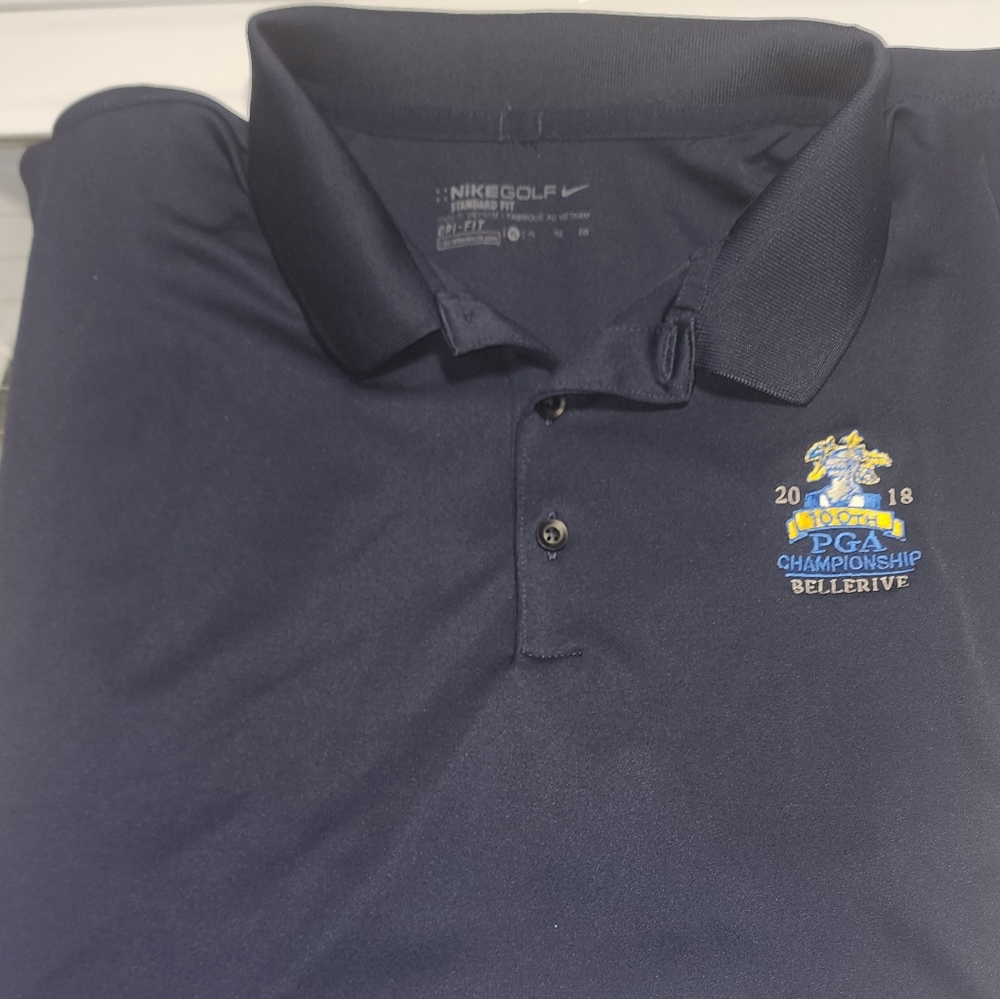 Men's Nike Golf Shirt sz XL 2018 PGA Championship Bellerive